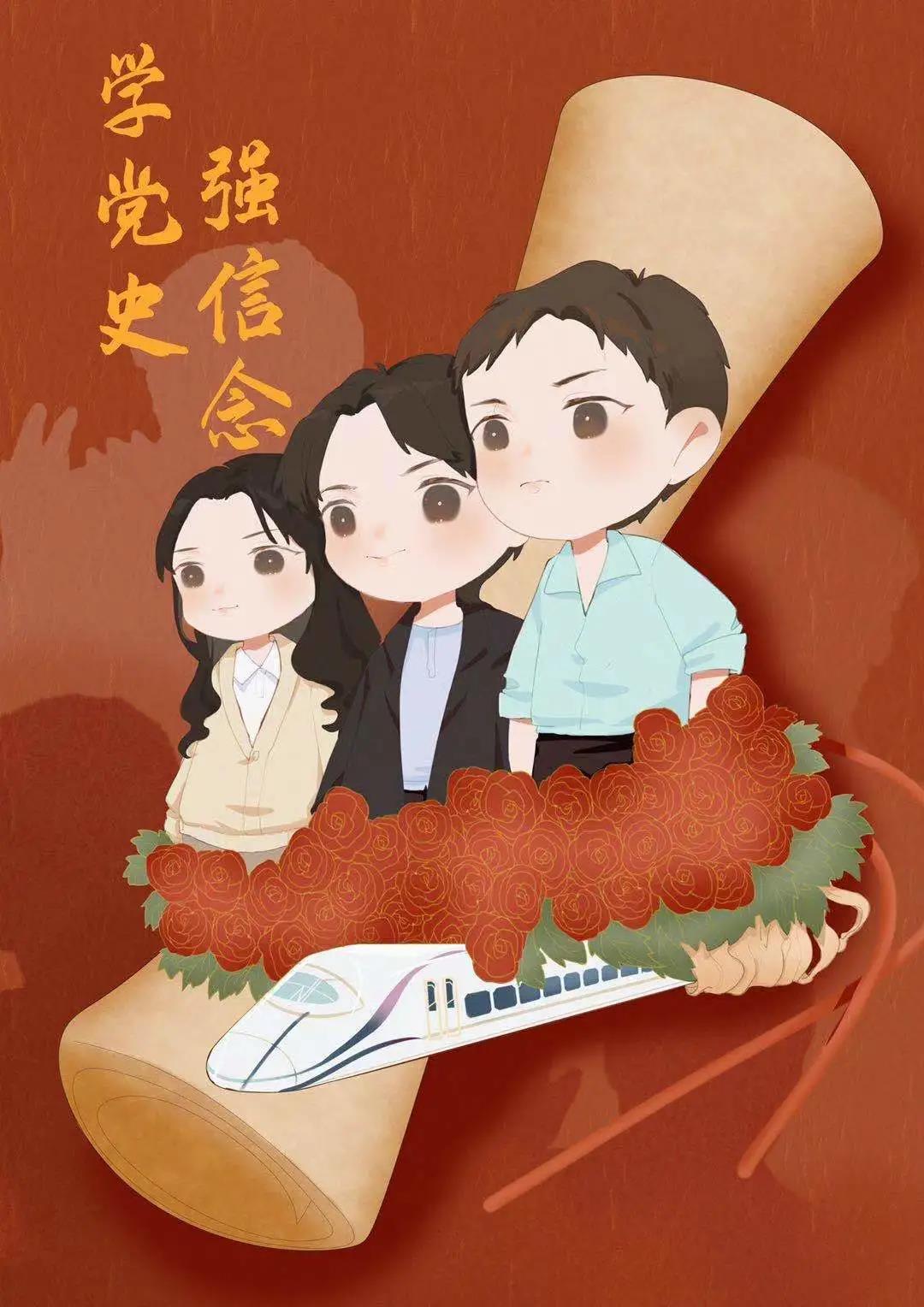 【艺术学院】绘画作品展示"学党史,强信念,跟党走"特别主题团日